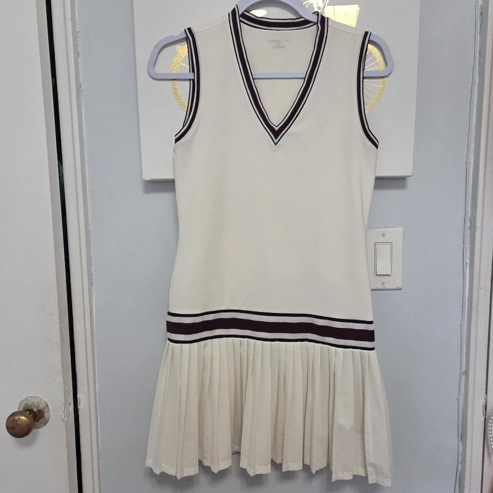 Tory Sport White Sleeveless Dress - Picture 5 of 12
